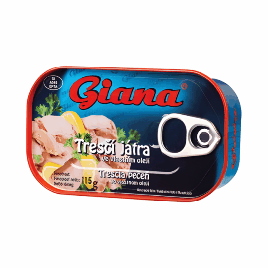Tresčia pečeň vo vlastnom oleji - Giana