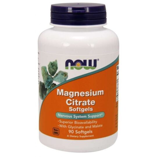Magnézium citrát Softgelové kapsule - NOW Foods