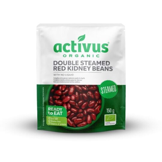 BIO Dvakrát parená červená fazuľa bez nálevu - Activus