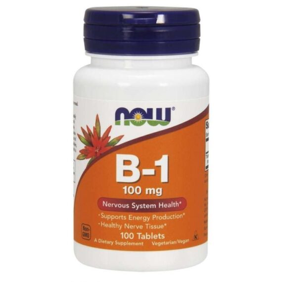 Vitamín B1 100 mg - NOW Foods
