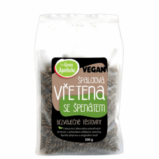Špaldové vretená so špenátom - Green Apotheke