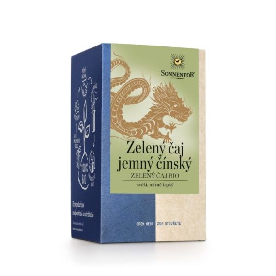 BIO Zelený čaj - jemný čínsky 18x1,5g - Sonnentor
