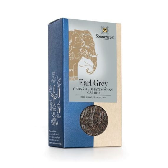 BIO Čierny čaj Earl Grey sypaný - Sonnentor