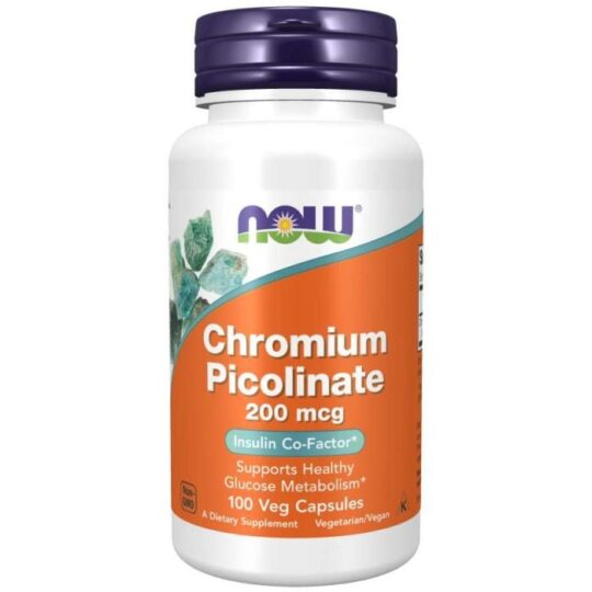 Pikolinát chrómu 200 mcg - NOW Foods