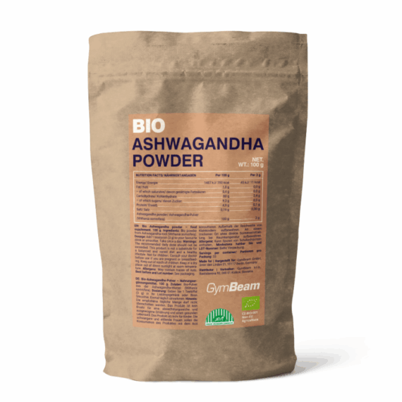 BIO Ashwagandha prášok - GymBeam