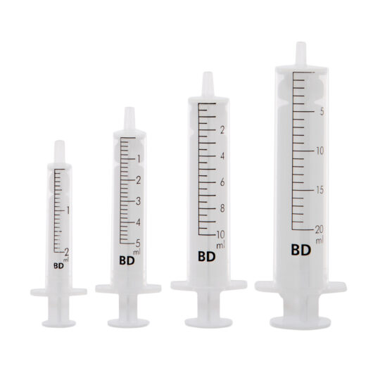 BD Discardit Injekčná striekačka jednorazová dvojdielna - 2 ml / 100ks