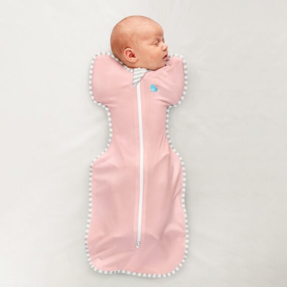 Love To Dream Swaddle UP - Zavinovačka, veľkosť XS, dusty pink, 1  FÁZA, 0-1m, 2,2-3,8kg