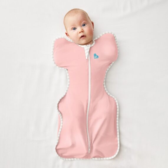 Love To Dream Swaddle UP - Zavinovačka, veľkosť XS, dusty pink, 1  FÁZA, 0-1m, 2,2-3,8kg