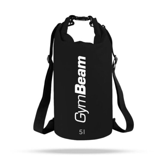Vodeodolný batoh Dry Bag Black 5 l - GymBeam