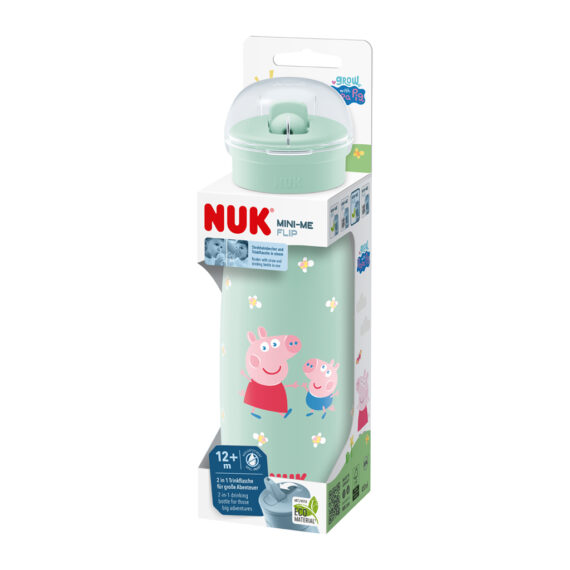 NUK Fľaša Mini-Me Flip Peppa Pig 450 ml