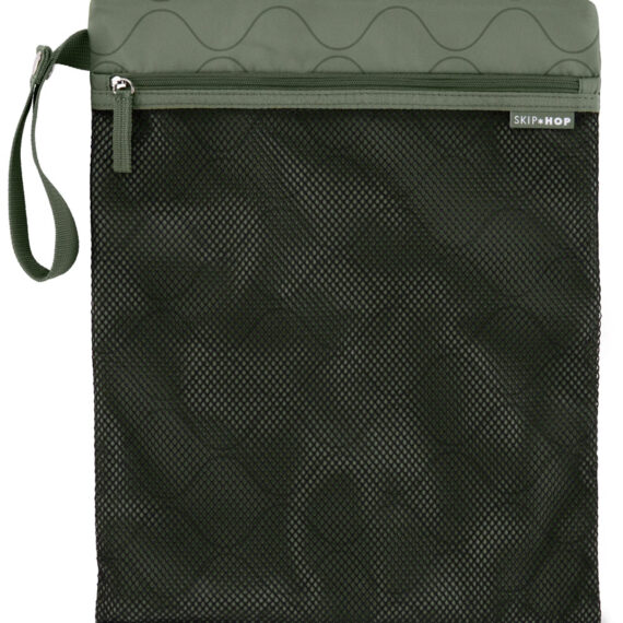 SKIP HOP Vrecko nepremokavé Grab & go Dark sage 30 x 38 cm
