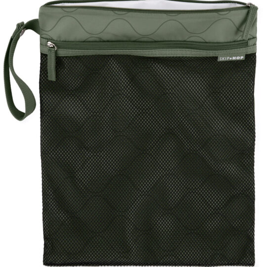 SKIP HOP Vrecko nepremokavé Grab & go Dark sage 30 x 38 cm