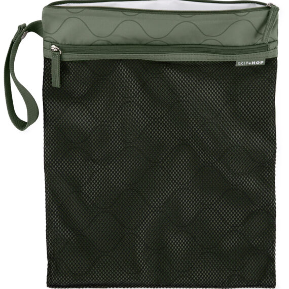 SKIP HOP Vrecko nepremokavé Grab & go Dark sage 30 x 38 cm