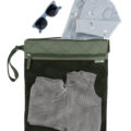 SKIP HOP Vrecko nepremokavé Grab & go Dark sage 30 x 38 cm