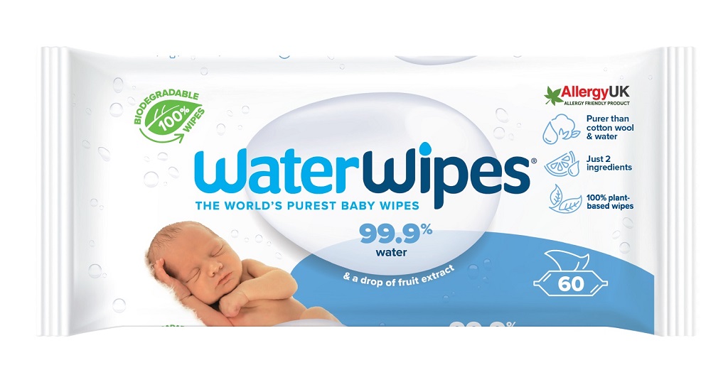 WATERWIPES Obrúsky vlhčené bez obsahu plastov 60 ks