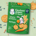 GERBER Krekry s mrkvou Organic 100 g