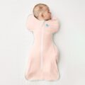 Love To Dream Swaddle UP Lite - Zavinovačka, veľkosť M, light pink,  FÁZA 1, 3-6m, 6-8,5kg