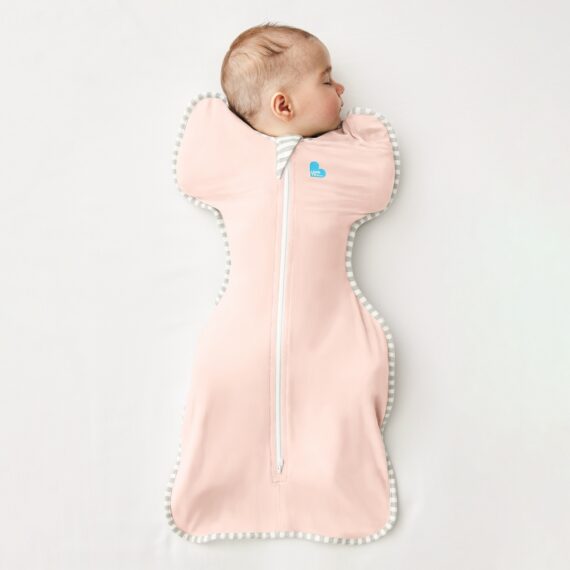 Love To Dream Swaddle UP Lite - Zavinovačka, veľkosť M, light pink,  FÁZA 1, 3-6m, 6-8,5kg