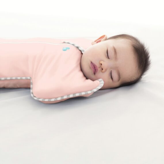 Love To Dream Swaddle UP Lite - Zavinovačka, veľkosť M, light pink,  FÁZA 1, 3-6m, 6-8,5kg