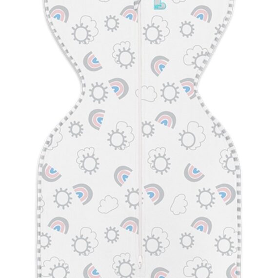 Love To Dream Swaddle UP - Zavinovačka, veľkosť XS, Dúha - 1  FÁZA, 0-1m, 2,2-3,8kg