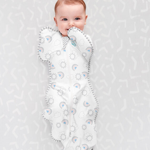 Love To Dream Swaddle UP - Zavinovačka, veľkosť XS, Dúha - 1  FÁZA, 0-1m, 2,2-3,8kg