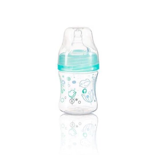 BABYONO Fľaša antikoliková Klasik mint 120 ml 0m+