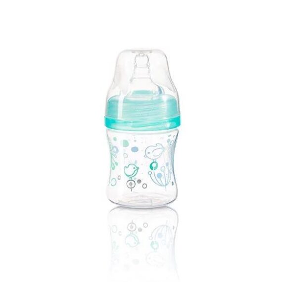 BABYONO Fľaša antikoliková Klasik mint 120 ml 0m+