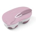BABYONO Miska 2v1 uzatvárateľná, s lyžičkou 200+150 ml fialová 6m+
