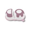 BABYONO Miska 2v1 uzatvárateľná, s lyžičkou 200+150 ml fialová 6m+