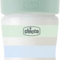 CHICCO Fľaša dojčenská Well-being silikón 150 ml chlapec