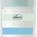 CHICCO Fľaša dojčenská Well-being silikón 250 ml chlapec