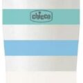 CHICCO Fľaša dojčenská Well-being silikón 330 ml chlapec