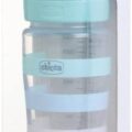 CHICCO Fľaša dojčenská Well-being silikón 330 ml chlapec