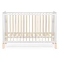KINDERKRAFT SELECT Postieľka drevená so zábranou Nico White, Premium
