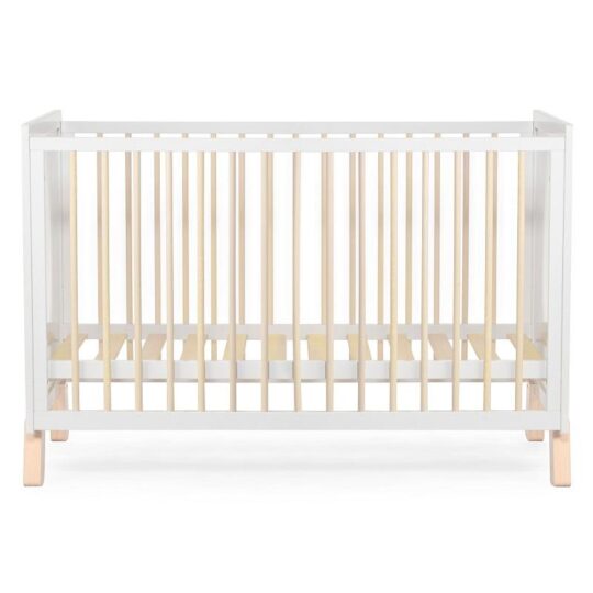 KINDERKRAFT SELECT Postieľka drevená so zábranou Nico White, Premium