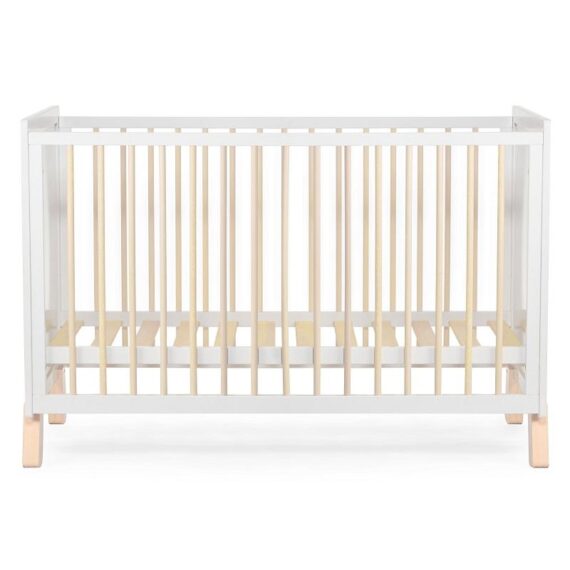 KINDERKRAFT SELECT Postieľka drevená so zábranou Nico White, Premium