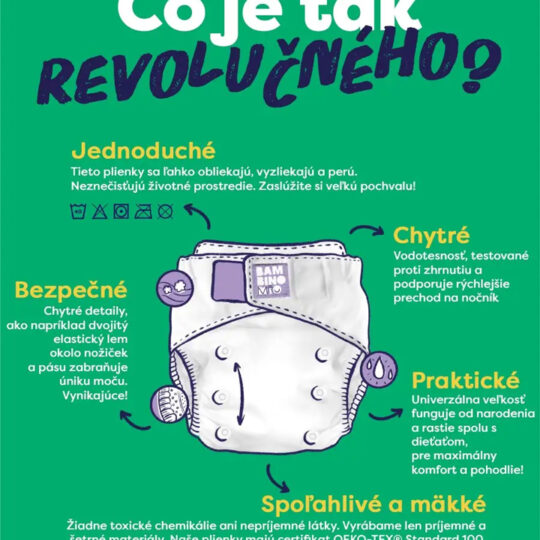 BAMBINO MIO Plienka revolučná opakovane použiteľná Roar