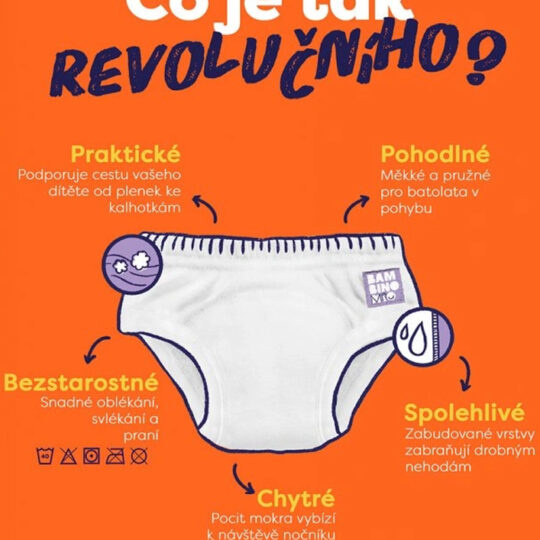 BAMBINO MIO Plienky revolučné učiace 2-3 roky Grape
