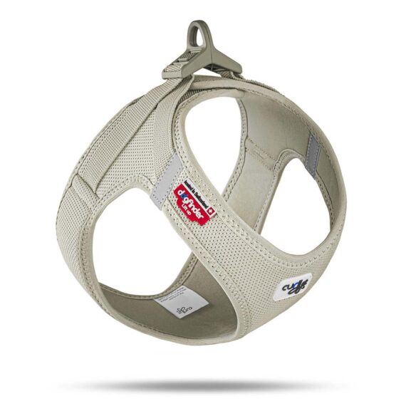CURLI Postroj pre psov so sponou Air-Mesh Light Tan 3XS, 2-4 kg