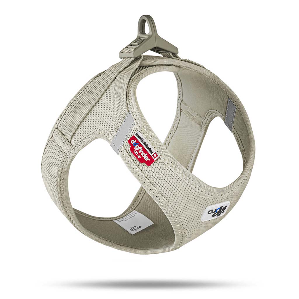 CURLI Postroj pre psov so sponou Air-Mesh Light Tan 3XS, 2-4 kg