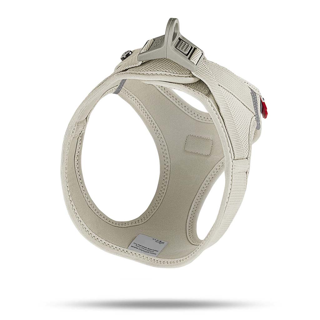 CURLI Postroj pre psov so sponou Air-Mesh Light Tan 3XS, 2-4 kg