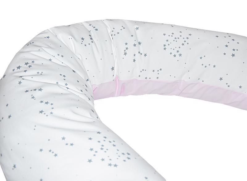 EKO Vankúš na dojčenie Light Pink 180cm