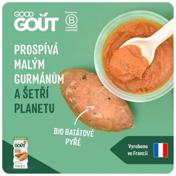 GOOD GOUT BIO Batátové pyré (2x120 g).