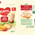 HAMI Sušienky detské jablko a broskyňa 150g, od uk. 8. mesiaca