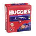 HUGGIES® Nohavičky plienkové nočné Overnights Pants vel. 5 (12-17 kg), 24 ks