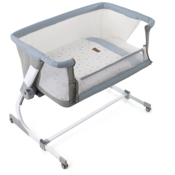 JANÉ Postieľka detská Baby Side II Lazuli Blue