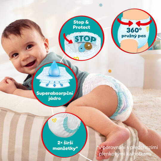 PAMPERS Nohavičky plienkové Premium Care veľ. 5 (11-17 kg) 102 ks