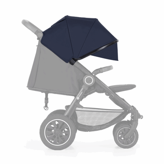 PETITE&MARS Strieška na kočík Street+ Anthracite Blue