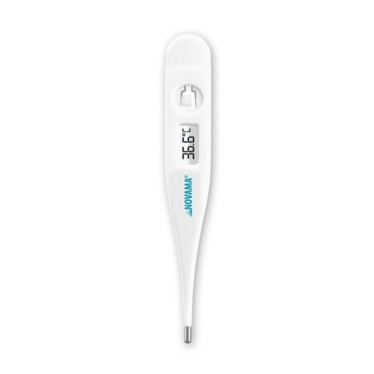 NOVAMA White Delta Elektronický digitálny teplomer so 60 sekundovým meraním, biely