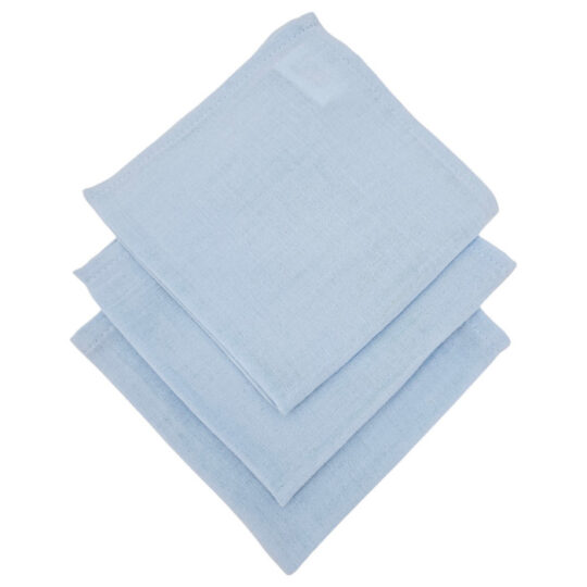 EKO Plienka mušelínová 3ks Blue 30x30 cm